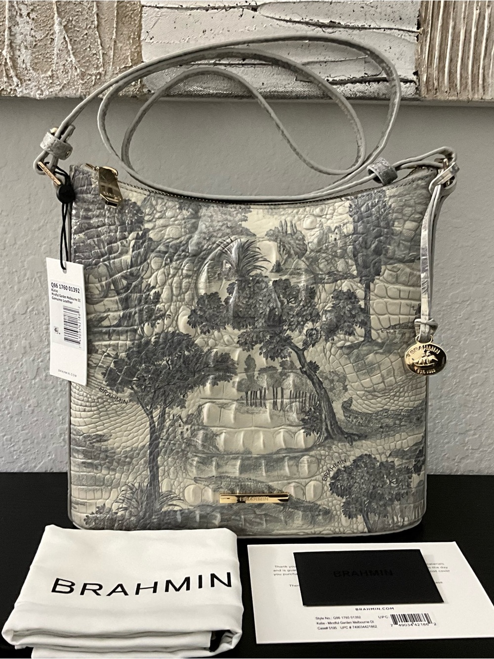 Brahmin Katie MINDFUL GARDEN MELBOURNE DI Crossbody W/Eyes